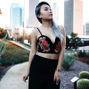 Rose Crop Top